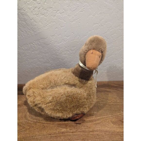 Vtg Applause Daphne Duck Duckling Realistic Plush 11" Brown Stuffed Animal 1987 - Picture 1 of 6